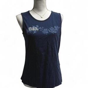 USA Y2K vintage tank top women’s size Meidum 100% cotton